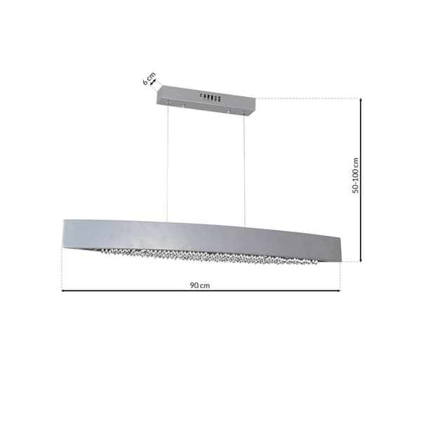 Krystal pendellampe ML016 BOCCA LED Milagro