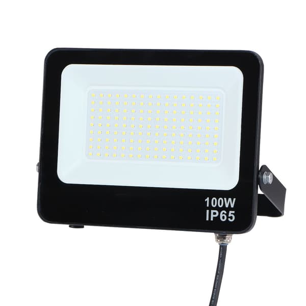 LED-projektør 100W neutral farve 9400lm sort IP65 Eko-Light