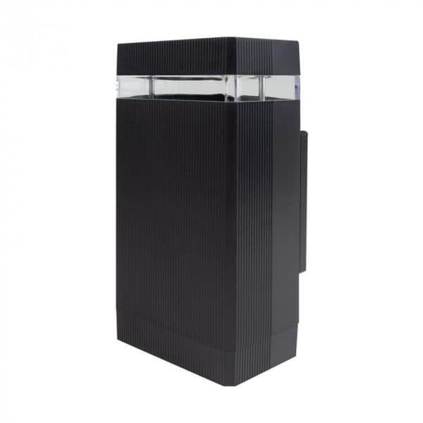 Moderni ulkoseinävalaisin musta 1xGU10 15W Ecolight