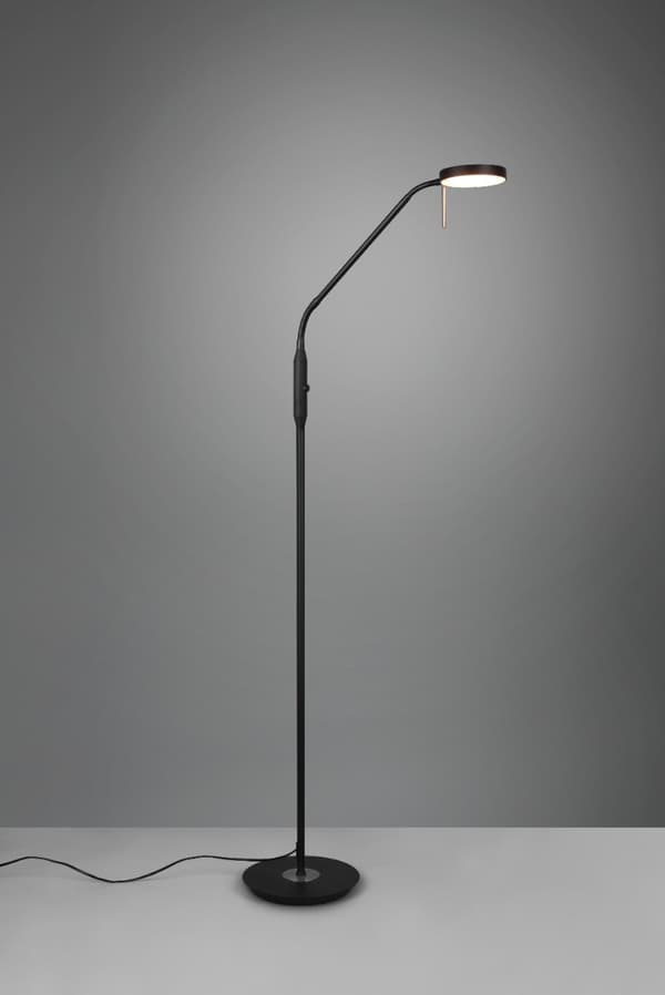 LED gulvlampe MONZA sort Trio 423310132