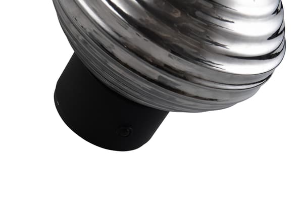 Dekorativ sort spiralformet væglampe med batteri LED 1.5W EARL RL