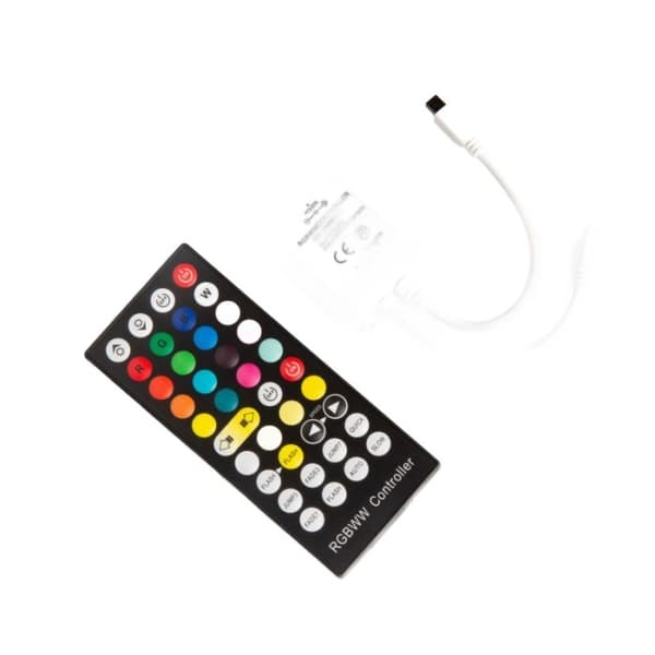 Controller til RGB+CCT LED-strips 24A 288W 40P IR Ecolight