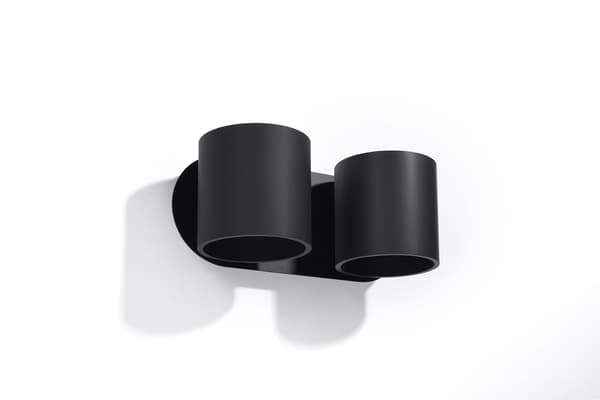 Væglampe ORBIS 2 sort Sollux Lighting SL.0660