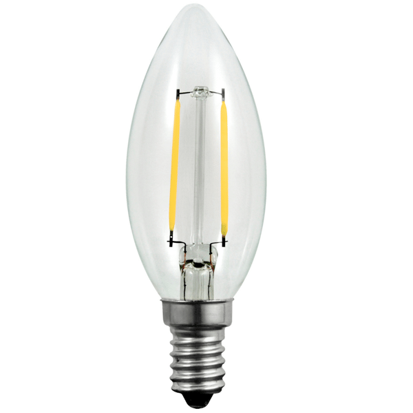 LED-filamenttilamppu C35 E14 230lm Platinum 305114 Polux