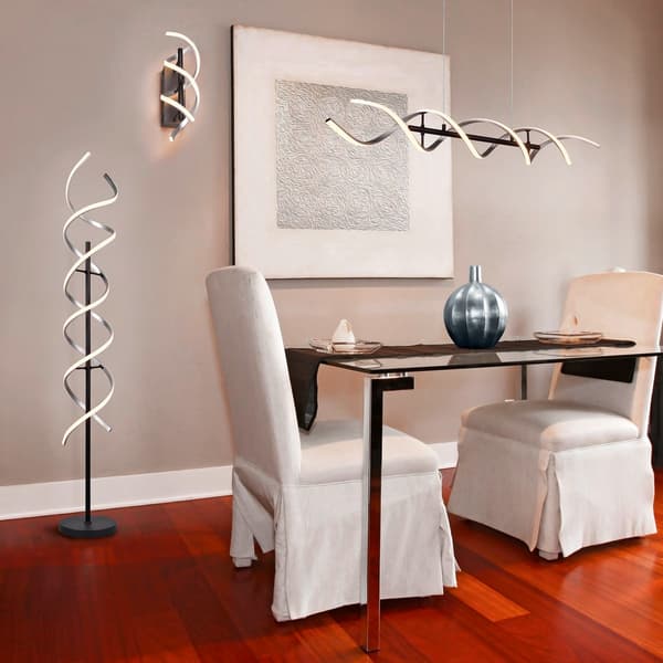 LED-pendellampa SEQUENCE silver Trio 341810205