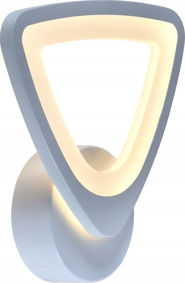 Væglampe moderne hvid trekant LED 20W Vargo