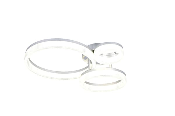 Moderne krom loftlampe små LED-ringe 32W MOVA RL