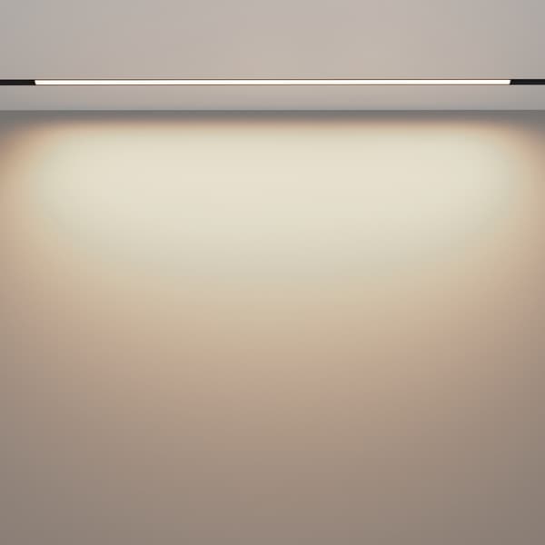 Sort lineær LED-skinnespot 30W BASIS Maytoni Technical