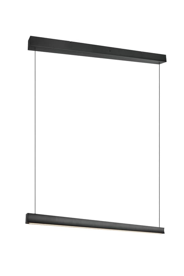 Moderne sort pendellampe 112 cm LED 29W WALLACE Trio