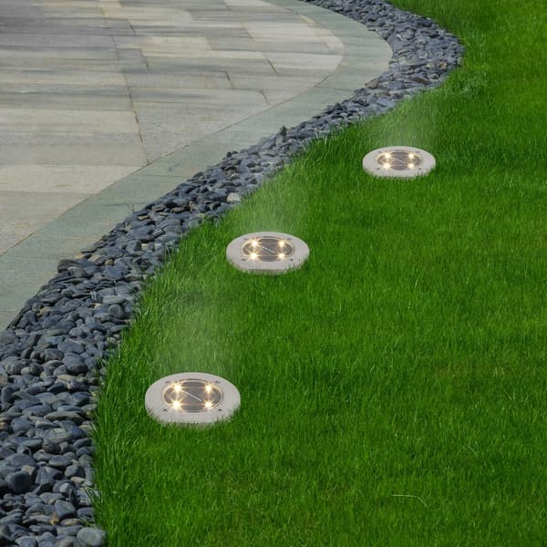 LED solcelle jordspyd 0.24W Dannet krom satin 7975 Rabalux