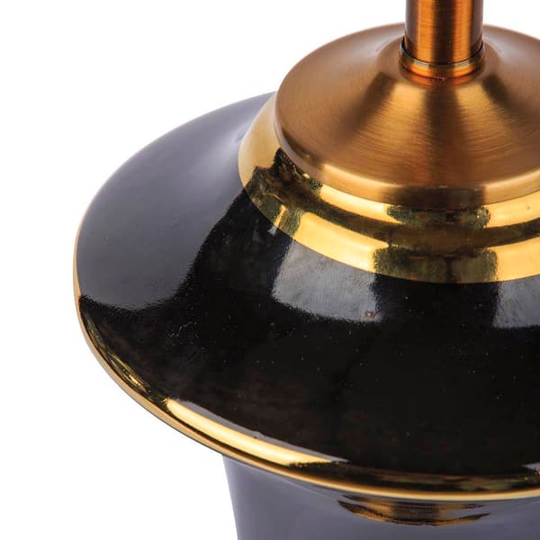 Bordlampe keramisk MODERN sort MT525C-BL Como