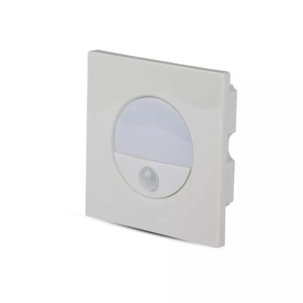 Trappbelysning 3W LED V-TAC Vit Rörelsesensor 230V VT-8035 neutral 100lm