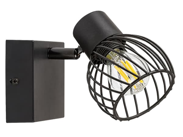 Industriel væglampe E14 sort Aberama 73001 Rabalux