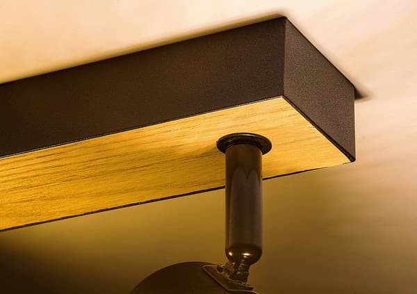 Loftspot eg / sort E14 2x40W Metta 71152 Rabalux