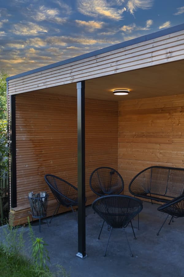 GOLETA udendørs væglampe sort Lutec 5205801012