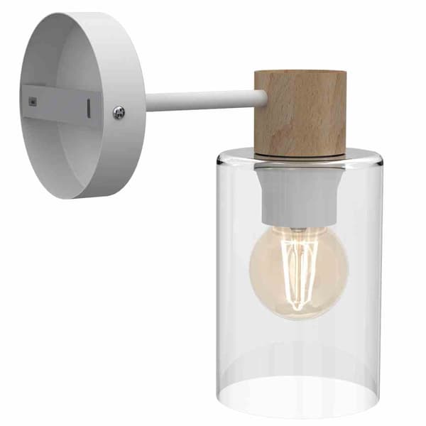 LED væglampe Milagro MADERA MLP8553 hvid