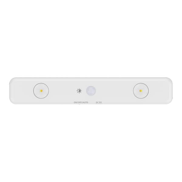 Hvid underskabsbelysning, bevægelsessensor, USB-C genopladelig, variabel LED-farve 1W TONY Eko-Light