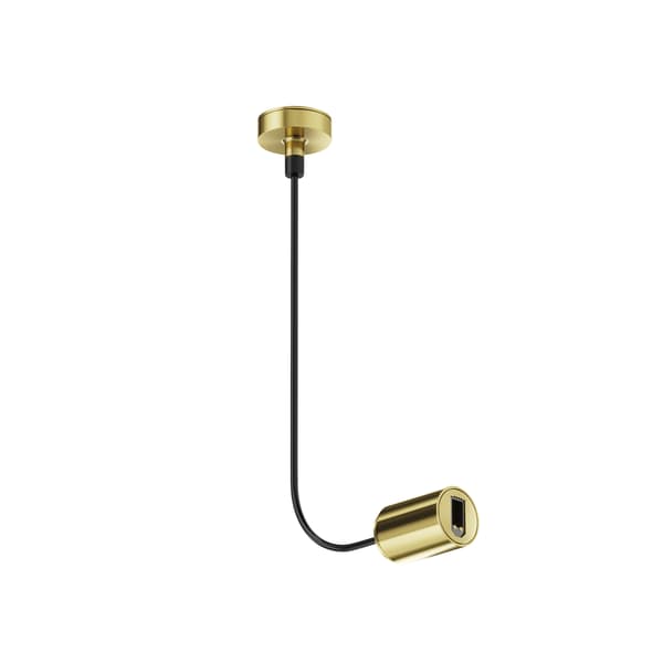 Loftmontering med sideindgang i messing FLARITY Maytoni Technical