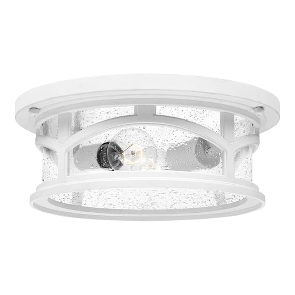 Loftslampe udendørs hvid E27 60W Marblehead Quoizel