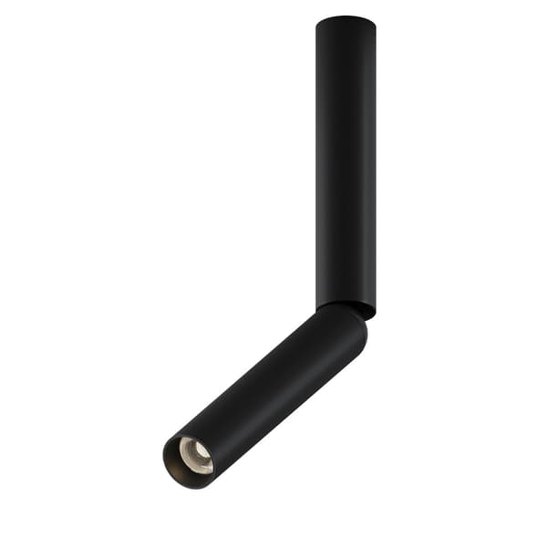 Loftspot moderne sort rund brudt rør LED 6W FOCUS T Maytoni Technical