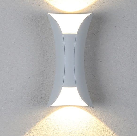 Seinävalaisin Abigali White IP65 2x5W 3000K