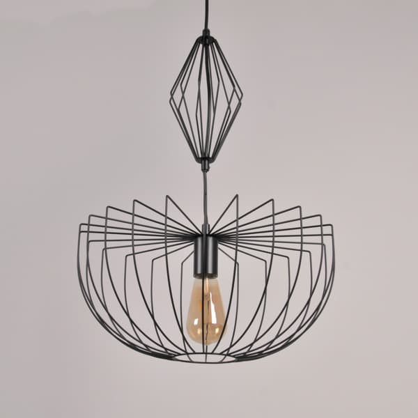 JASMINA loft sort pendel 1xE27 20W 328380 Polux