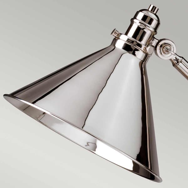 Golvlampa polerad nickel Provence Elstead