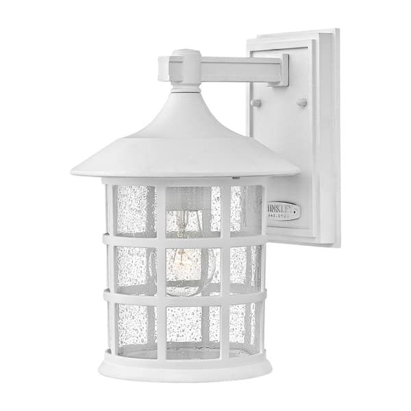 Utomhusvägglampa Texturerad vit E27 40W Freeport Hinkley