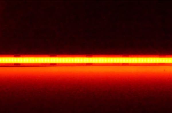 COB LED-strip 480 9W/m rød 12V IP20 5m dæmpbar Ecolight
