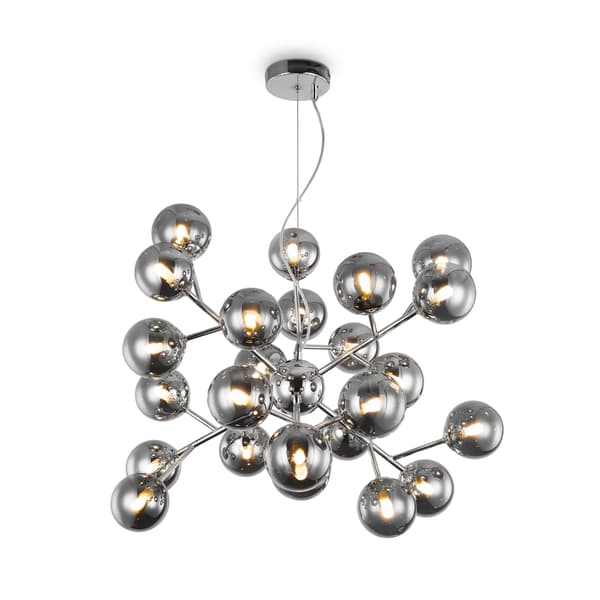 Pendellampe krom, glaskugler Dallas Maytoni MOD545PL-24CH