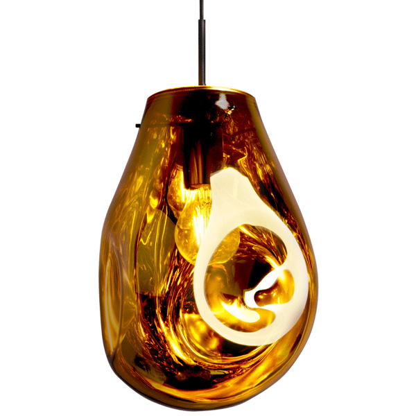 Hänglampa bärnsten E27 KIMBERLY 316264 Polux