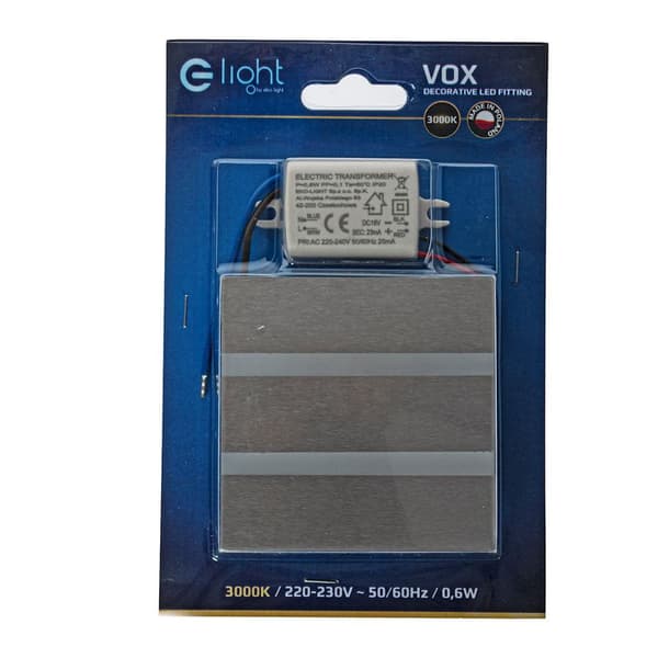 Trappbelysning 1x0.6W LED VOX EKS3836 Eko-Light