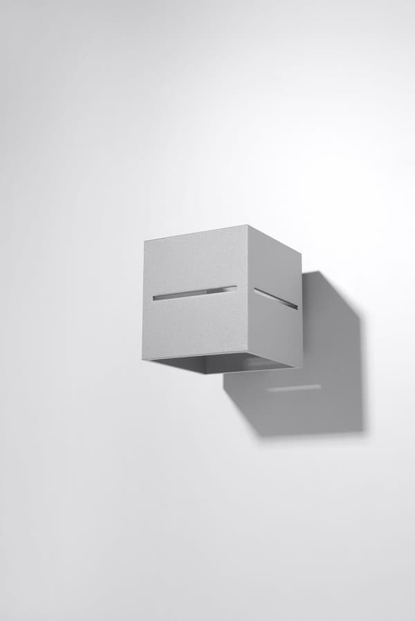 Seinävalaisin LOBO Harmaa Sollux Lighting SL.0205