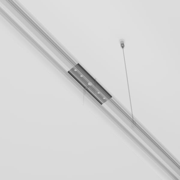 Lige samlestykke til skinnesystemer sort EXILITY Maytoni Technical