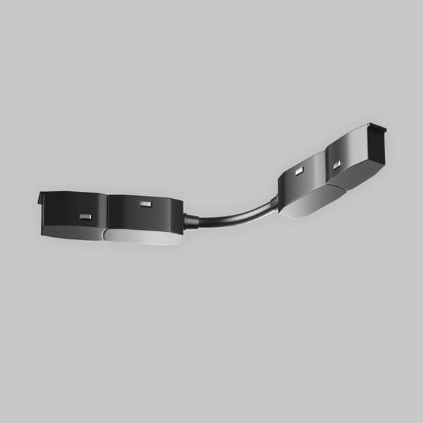 Strømforsyningsskinneforbindelse sort EXILITY Maytoni Technical