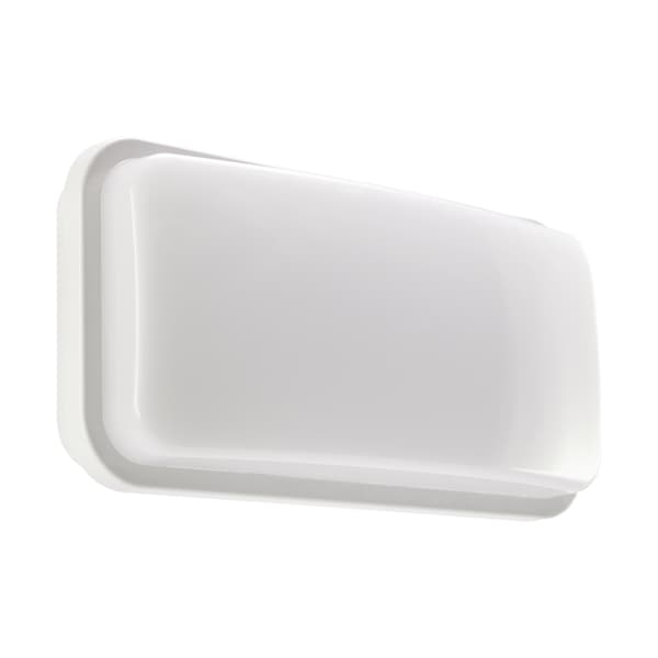 Udendørs væglampe hvid rektangulær neutral farve LED 20W IP55 ALBIN Struhm