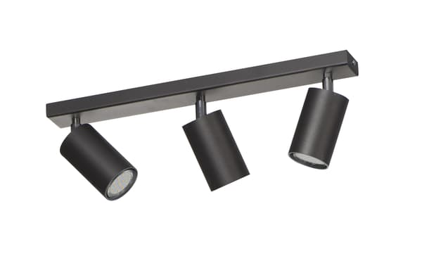 Loftlampe Lampex Rolos 3 sort 558/3 CZA