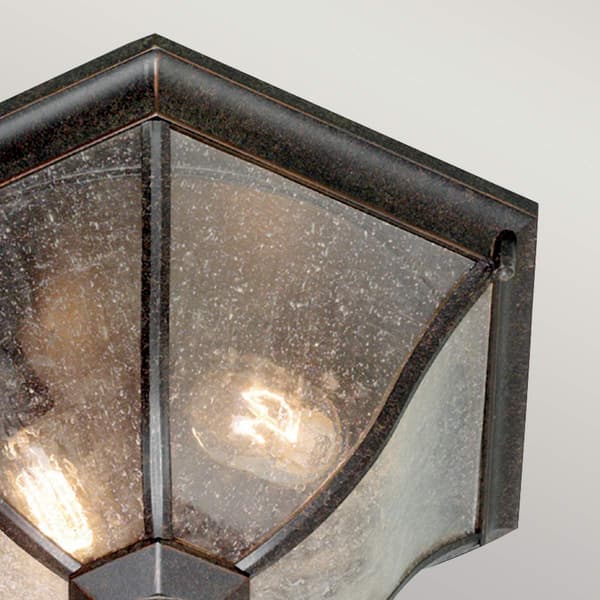 Utomhusplafond Antik brons E27 60W New England Elstead