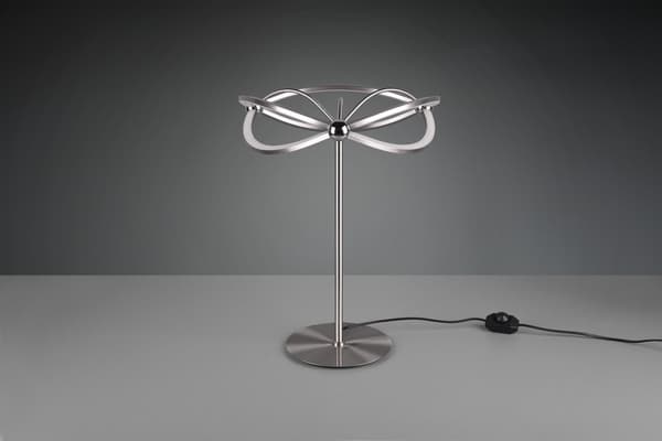 Bordlampe CHARIVARI sølv Trio 521210107