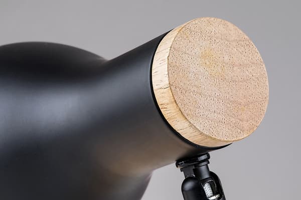 Bordlampe med træfod, mat sort E14 Ferb 74002 Rabalux