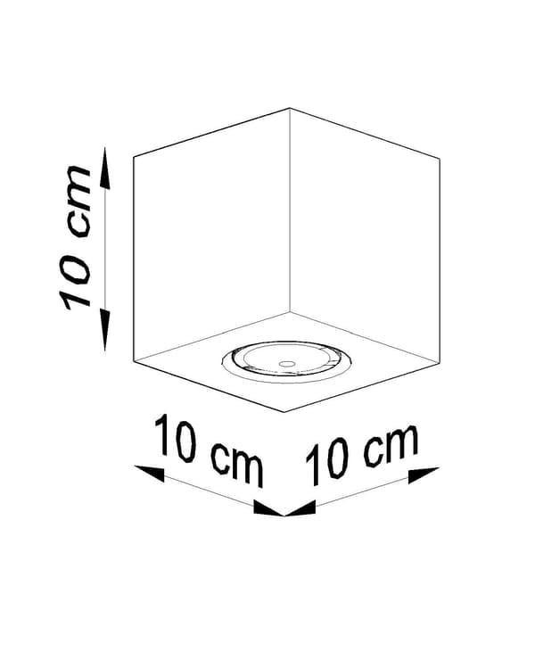 Spot QUAD Beton Sollux Lighting SL.0489