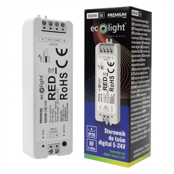 LED-strip controller SC RF digital IC RGB RGBW 8A 5-24V Ecolight