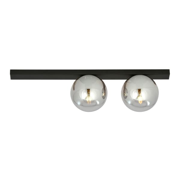 Emibig loftlampe 2xE14 40W FIT 2 SORT/GRAFIT 1122/2