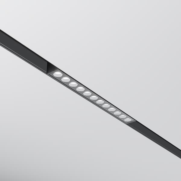 Sort lineær LED-skinnespot 12W POINTS Maytoni Technical
