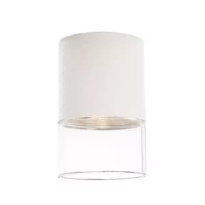 Loftspot moderne mesh-design rund hvid LED 7W FUSION Maxlight