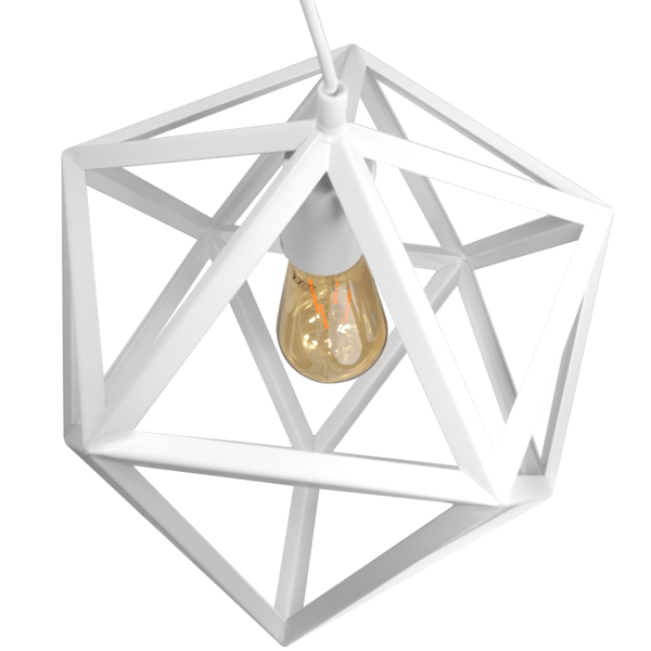 Pendellampe hvid E27 DENMARK 307002 Polux