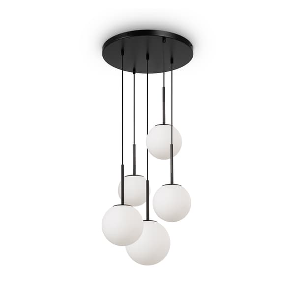 Hänglampa vita kulor Basic form Maytoni MOD321PL-05B