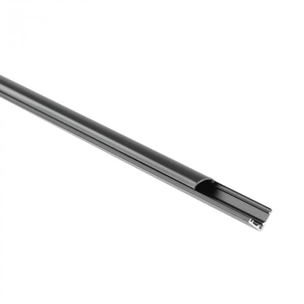 Sæt med 10x LED-strip profil RW01 hjørne sort + sort dæksel 1m Ecolight
