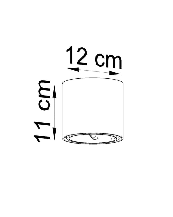 Spot TIUBE grå Sollux Lighting SL.0696