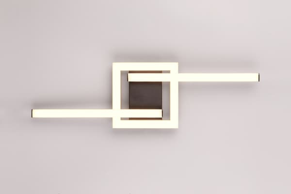 Loftlampe geometrisk lineær sort VIALE LED 17W RL